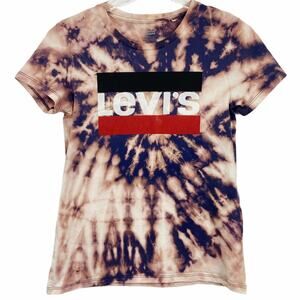 Levi’s Custom Bleached Graphic Tee Sz XS